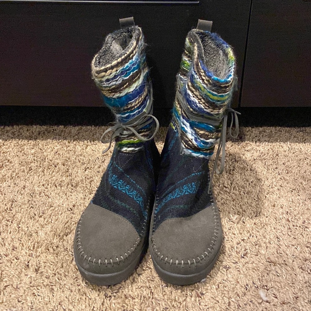 Toms Nepal Suede Boots Fall Winter Size 11